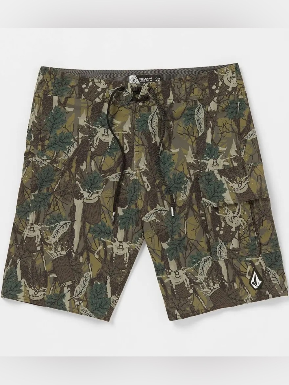 Volcom Stone of July Mod-Tech Board Shorts Camo Cans 34